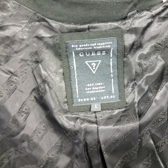 Guess Satin Trim Blazer NWOT - Picture 6 of 9